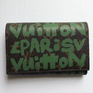 Leather Graffiti Wallet